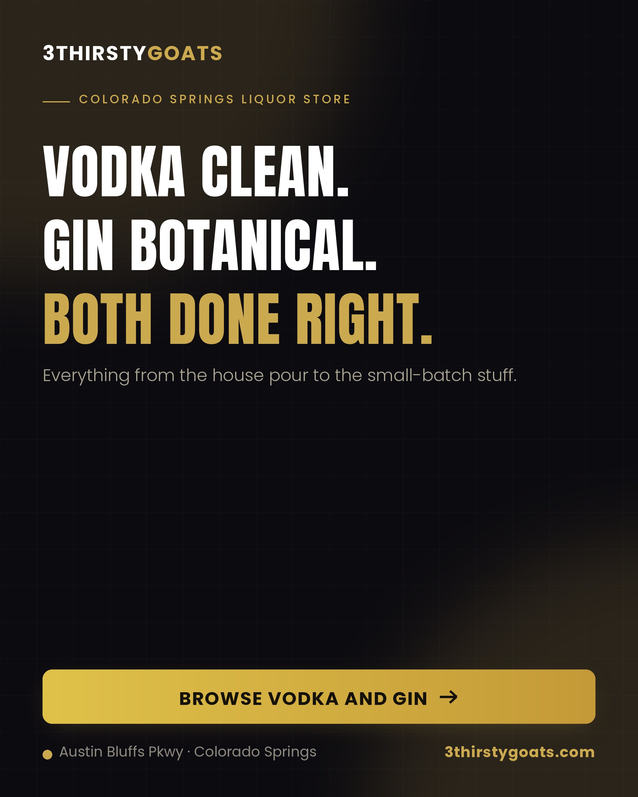 If you want spirits, keep the list short. Vodka and whiskey cover most requests at a work party.