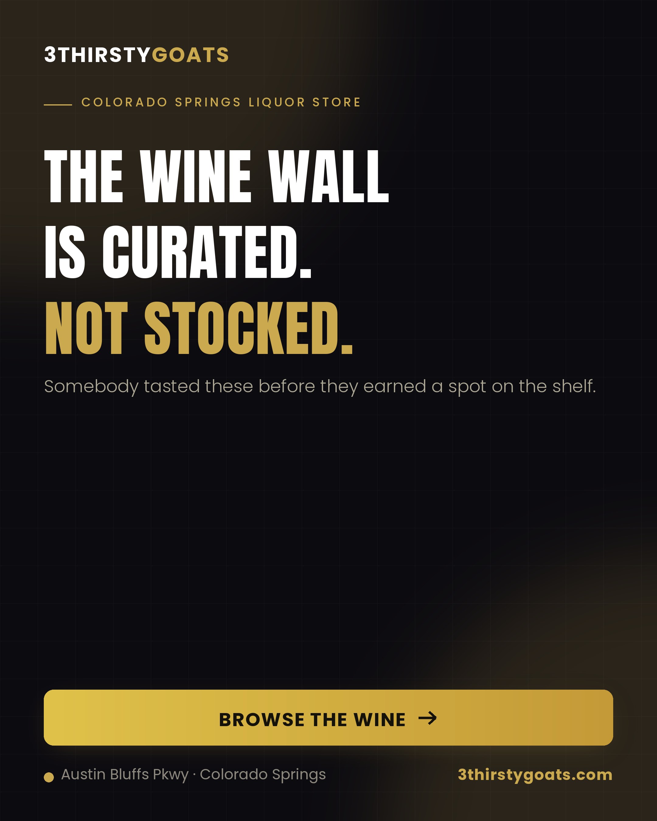 Wine carries a corporate event. A red, a white and a sparkling option covers nearly every guest without a full